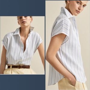 Massimo Dutti NWT Woman Collared Button Down